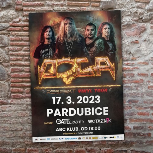 Tisk plakátů předjarního turné třinecké kapely DOGA