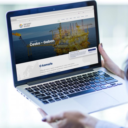 Moderní webové stránky pro Česko-Gabonskou obchodní komoru – tvorba webu